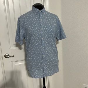 Built-In Flex Printed Everyday Short-Sleeve Shirt for Men - Old Navy